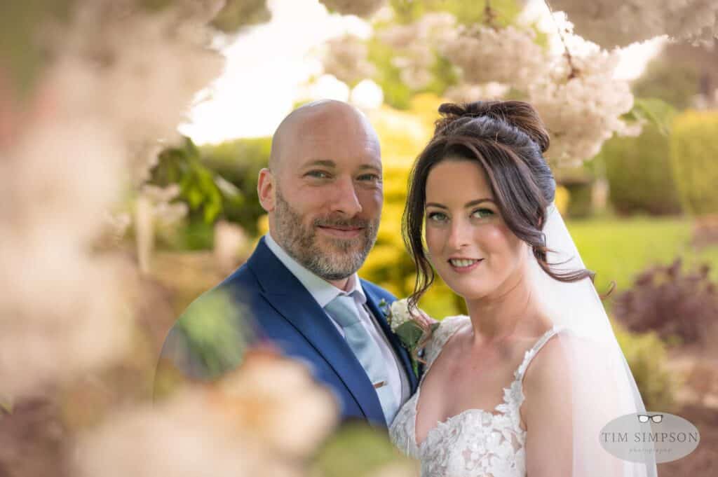 bride and groom at the bella vista in milnrow