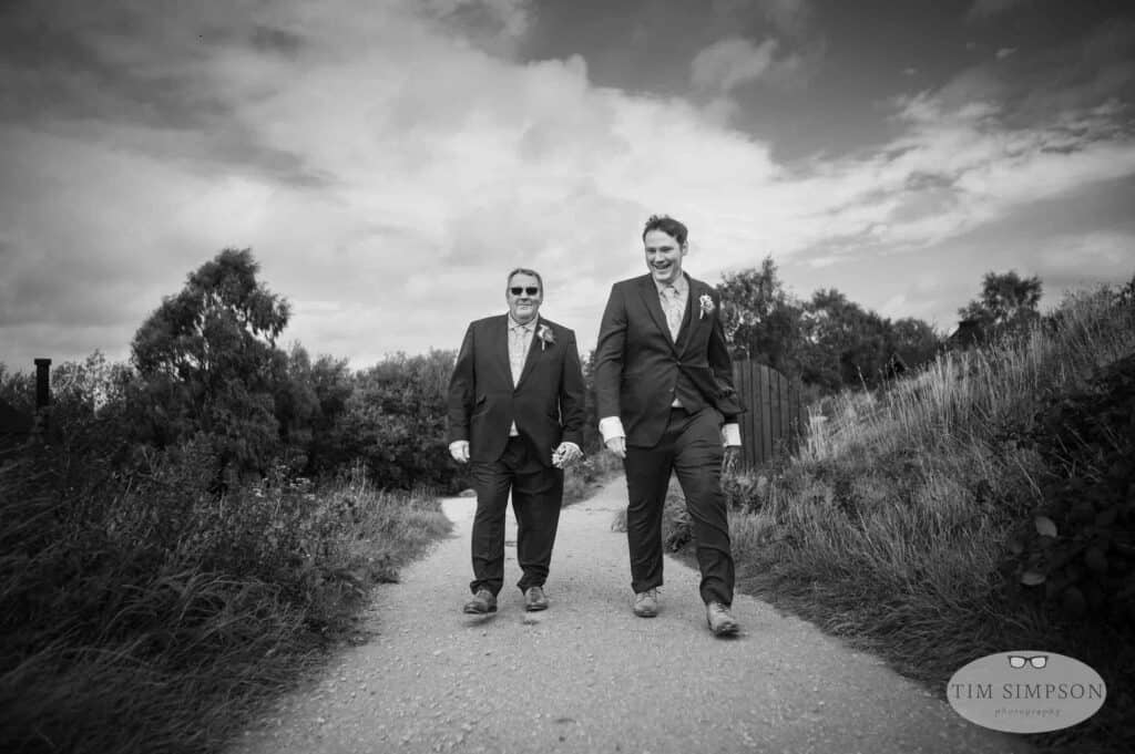 black and white wedding photography yorkshire